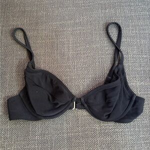 Swim Systems Black Underwire Bikini Top Medium